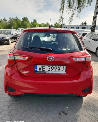 Toyota Yaris cena 54900 przebieg: 70000, rok produkcji 2019 z Krzeszowice małe 497